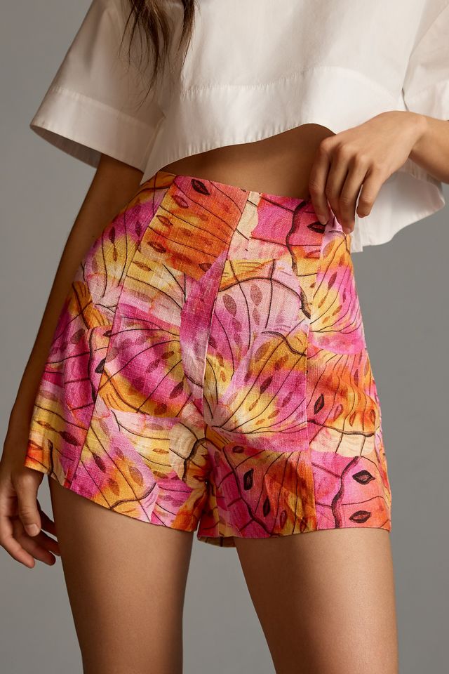 Aureta Studio Etta Linen Shorts #3